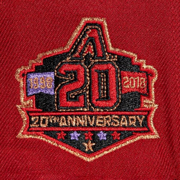 New Era Arizona Diamondbacks 59FIFTY Hat 20th Year Anniversary Side Patch - Picture 6 of 7